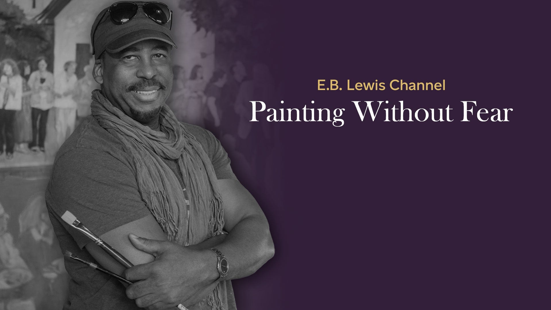 Load video: A candid talk with E.B. on how to paint without with passion and freedom